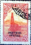 Stamps Argentina -  Intercambio 0,20 usd 50 cent. 1936