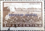 Stamps Argentina -  Intercambio 0,20 usd 1 peso 1959