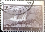 Stamps Argentina -  Intercambio 0,20 usd 3 pesos 1956