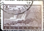 Sellos de America - Argentina -  Intercambio 0,20 usd 3 pesos 1956