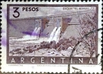 Stamps Argentina -  Intercambio 0,20 usd 3 pesos 1956