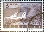 Stamps Argentina -  Intercambio 0,20 usd 3 pesos 1956