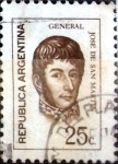 Stamps Argentina -  Intercambio 0,20 usd 25 cent. 1971