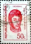 Stamps Argentina -  Intercambio 0,20 usd 50 cent. 1972