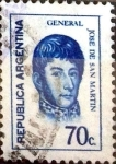 Stamps Argentina -  Intercambio 0,20 usd 70 cent. 1973