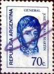 Sellos de America - Argentina -  Intercambio 0,20 usd 70 cent. 1973