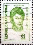 Stamps Argentina -  Intercambio 0,20 usd 6 pesos 1974