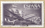 Stamps Spain -  Superconstellation y NAO 'SANTA MARIA'