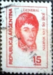Stamps Argentina -  Intercambio 0,20 usd 15 pesos 1976