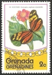 Stamps : America : Grenada :  Dismorphia amphione 