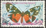 Stamps Equatorial Guinea -  Callimorpha quadripunctaria
