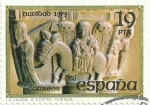 Stamps Spain -  NAVIDAD 1979. SAN PEDRO EL VIEJO, HUESCA. CAPITEL DE LA HUIDA A EGIPTO. EDIFIL 2551