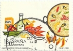 Stamps Spain -  TURISMO 1988. GASTRONOMIA. PAELLA VALENCIANA. EDIFIL 2935