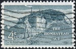 Stamps America - United States -  THE HOMESTEAD ACT