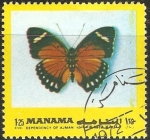 Stamps : Asia : Bahrain :  Mariposa