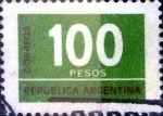Sellos de America - Argentina -  Intercambio 0,20 usd 100 pesos 1976
