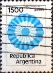 Stamps Argentina -  Intercambio 0,20 usd 1500 pesos 1981