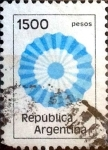 Sellos de America - Argentina -  Intercambio 0,20 usd 1500 pesos 1981