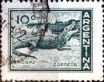 Stamps Argentina -  Intercambio 0,20 usd  10 cent. 1959