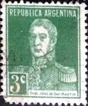 Stamps Argentina -  Intercambio 0,25 usd 3 cent. 1923