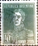 Stamps Argentina -  Intercambio 0,25 usd 10 cent. 1923