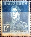Stamps Argentina -  Intercambio 0,25 usd 12 cent. 1923