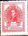 Sellos de America - Argentina -  Intercambio 0,20 usd 5 cent. 1946
