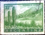 Stamps Argentina -  Intercambio 0,80 usd 10 pesos 1955