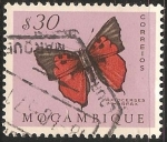 Stamps Mozambique -  Axiocerses harpax 