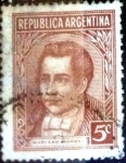 Sellos de America - Argentina -  Intercambio 0,20 usd 5 cent. 1935