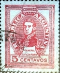 Stamps Argentina -  Intercambio 0,20 usd 5 cent. 1946