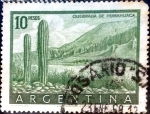 Sellos de America - Argentina -  Intercambio 0,80 usd 10 pesos 1955
