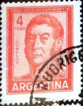 Stamps Argentina -  Intercambio 0,20 usd 8 pesos 1965