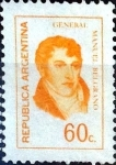 Stamps Argentina -  Intercambio 0,20 usd 60 cent. 1975
