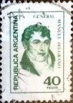 Stamps Argentina -  Intercambio 0,20 usd 40 pesos 1976