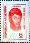 Stamps Argentina -  Intercambio 0,20 usd 6 pesos 1974