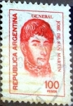 Sellos de America - Argentina -  Intercambio 0,25 usd 100 pesos. 1976