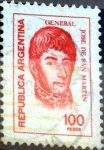 Stamps Argentina -  Intercambio 0,25 usd 100 pesos. 1976