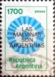 Stamps Argentina -  Intercambio 0,20 usd 1700 pesos. 1982