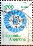 Sellos de America - Argentina -  Intercambio 0,20 usd 1700 pesos. 1982