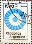 Stamps Argentina -  Intercambio 0,20 usd 1500 pesos. 1981