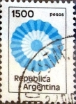 Sellos de America - Argentina -  Intercambio 0,20 usd 1500 pesos. 1981