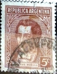 Sellos de America - Argentina -  Intercambio 0,20 usd 5 cent. 1935