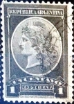 Sellos de America - Argentina -  Intercambio nfb 0,20 usd 1 cent. 1901