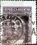 Stamps Argentina -  Intercambio 0,20 usd 20 cent. 1956