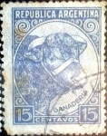 Stamps Argentina -  Intercambio 0,20 usd 15 cent. 1939