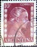 Sellos de America - Argentina -  Intercambio 0,20 usd 10 cent. 1952