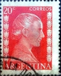 Stamps Argentina -  Intercambio 0,20 usd 20 cent. 1952