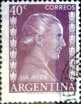 Stamps Argentina -  Intercambio daxc 0,20 usd 40 cent. 1952