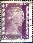 Stamps Argentina -  Intercambio 0,20 usd 40 cent. 1952